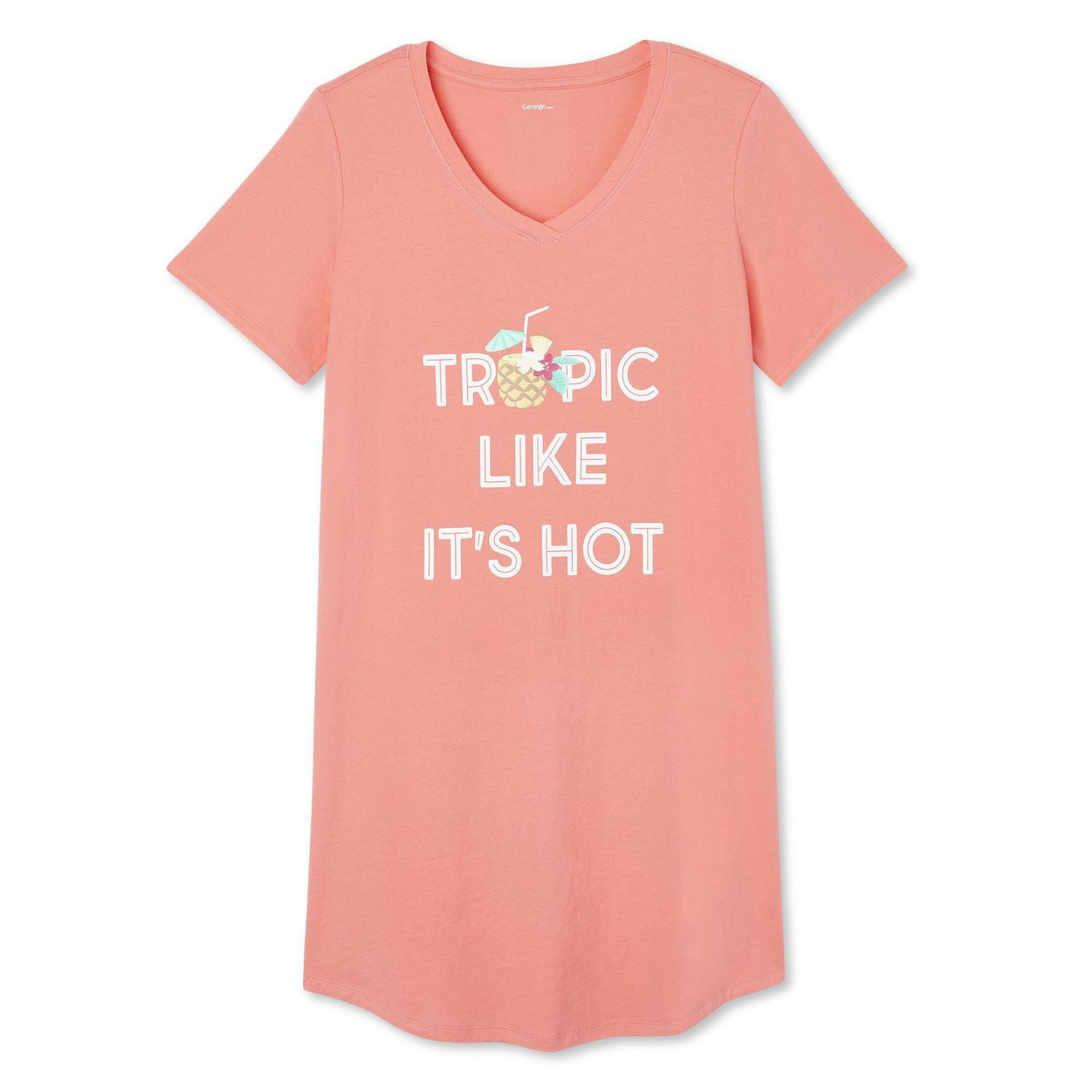 George Women's V-Neckline Nightshirt