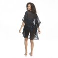 thumbnail image 3 of George Women's Chiffon Pompom Cover-Up, 3 of 6