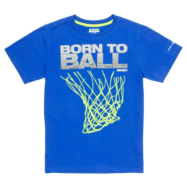 T-shirt à imprimé graphique Born to Ball d'AND1 pour garçons