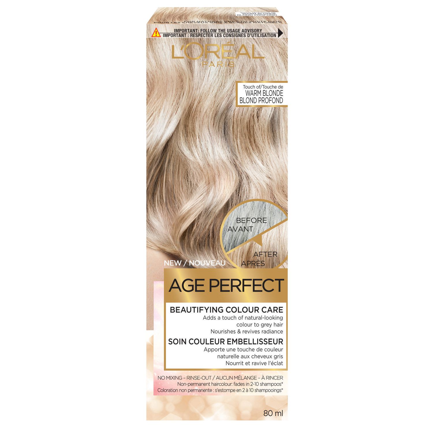 L'Oreal Paris Age Perfect Beautifying Colour Care Temporary Hair Colour ...