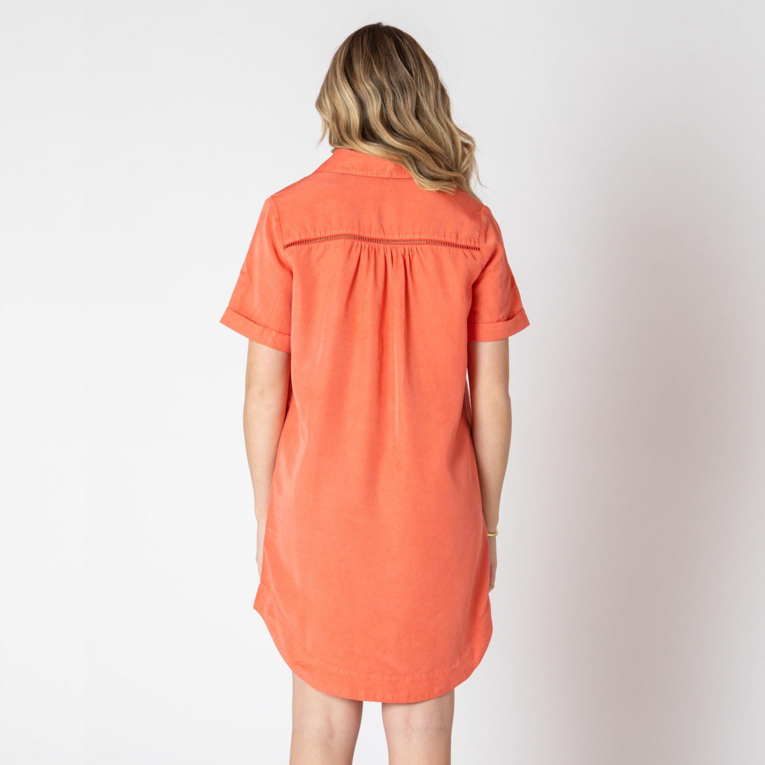 Devoted Mini robe en denim à manches courtes