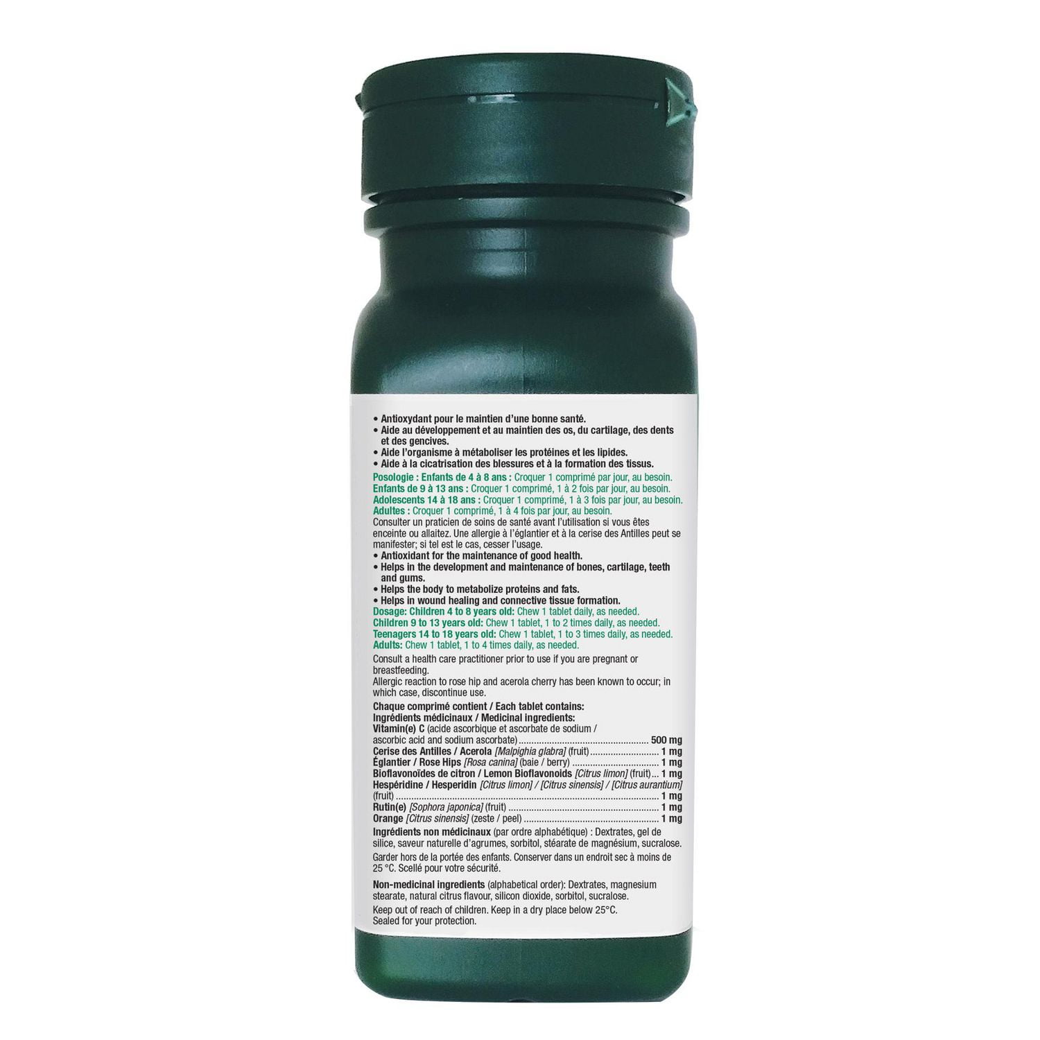 Adrien Gagnon-Citrus Chewable Vitamin C, 500 mg