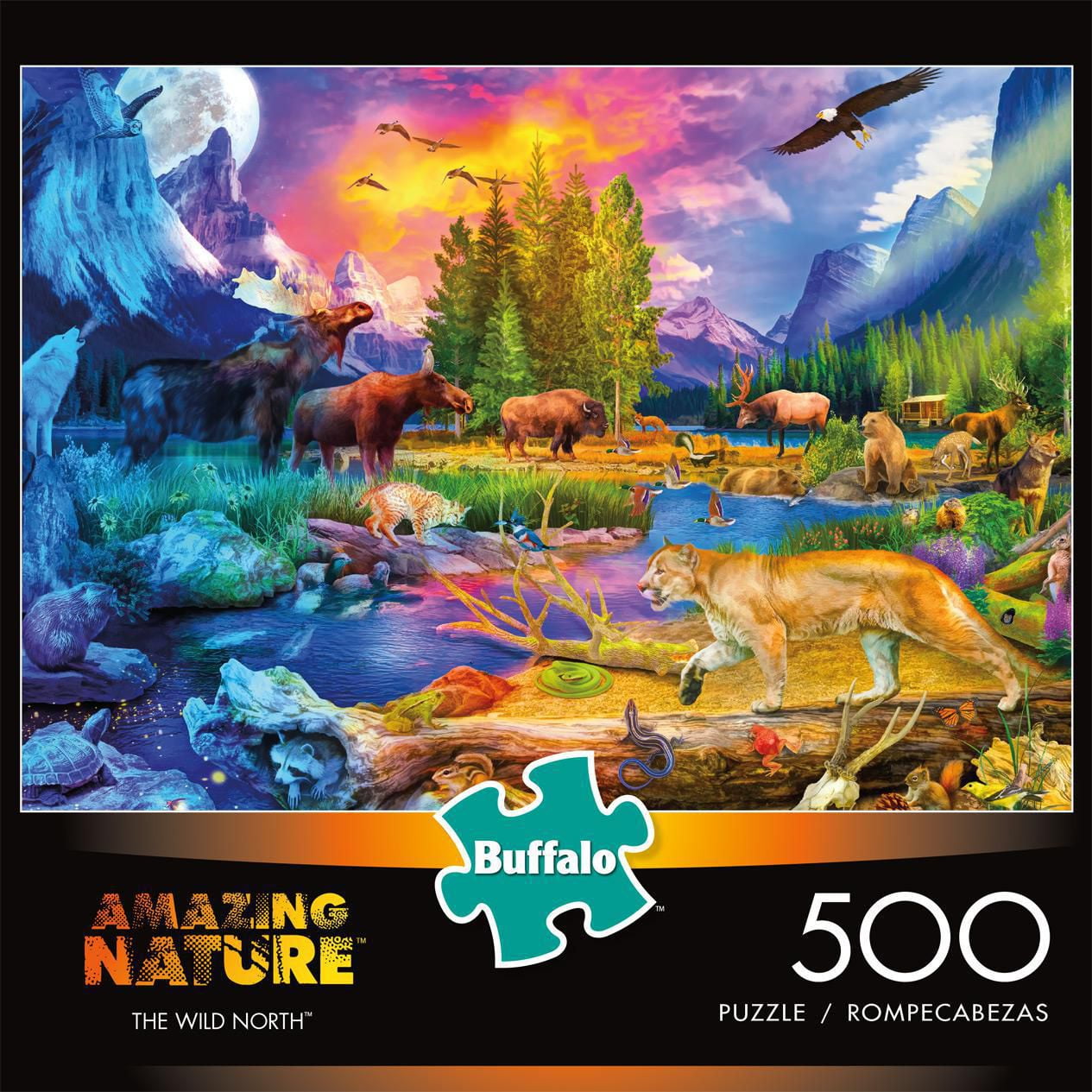 Buffalo Games Amazing Nature The Wild North 500 Piece Jigsaw