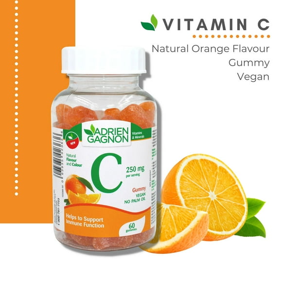 Adrien Gagnon-Gummy & Vegan Vitamin C, 250 mg