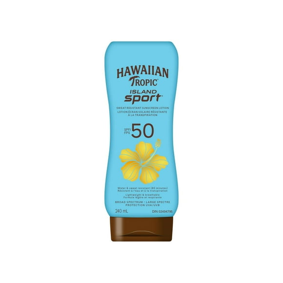 Hawaiian Tropic® Island Sport® Sunscreen Lotion, SPF 50, 240mL