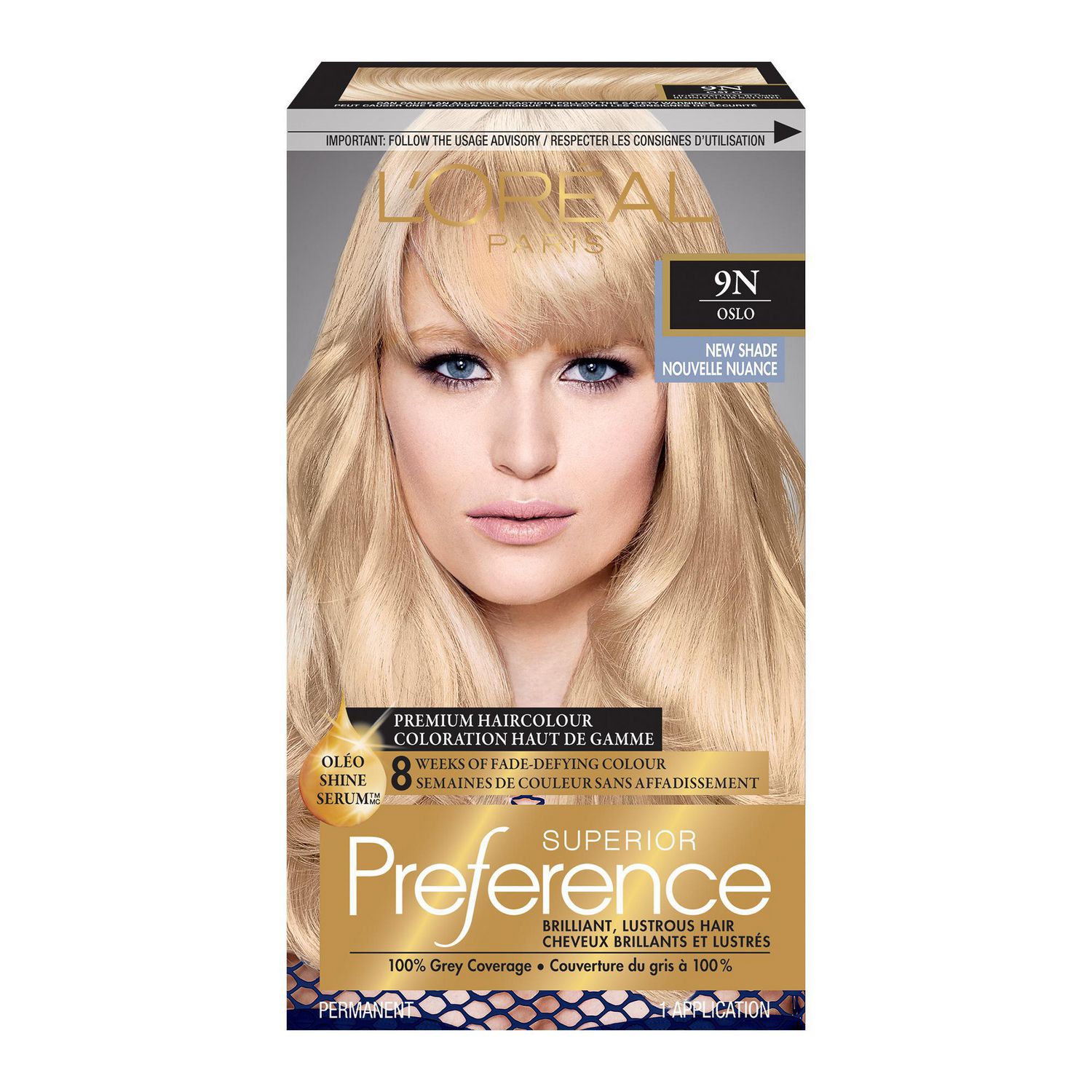 L Oreal Paris Superior Preference Permanent Hair Colour 9n Light