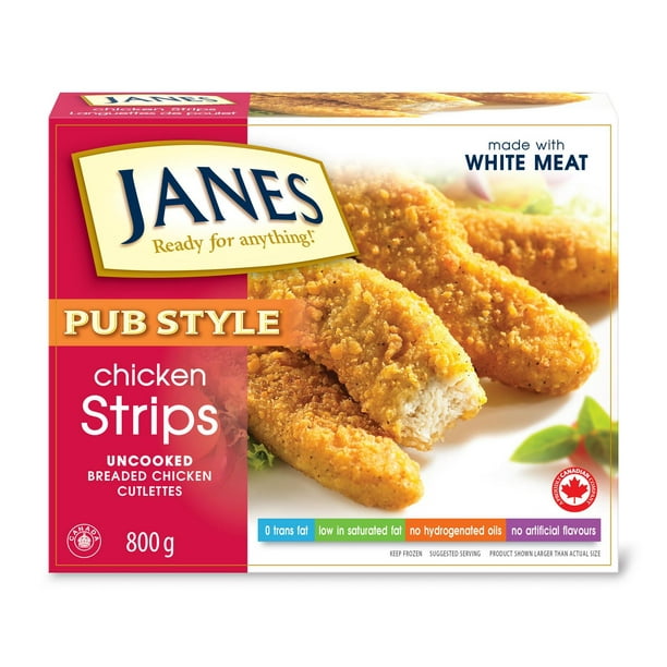 Languettes de poitrine de poulet Style Pub Janes