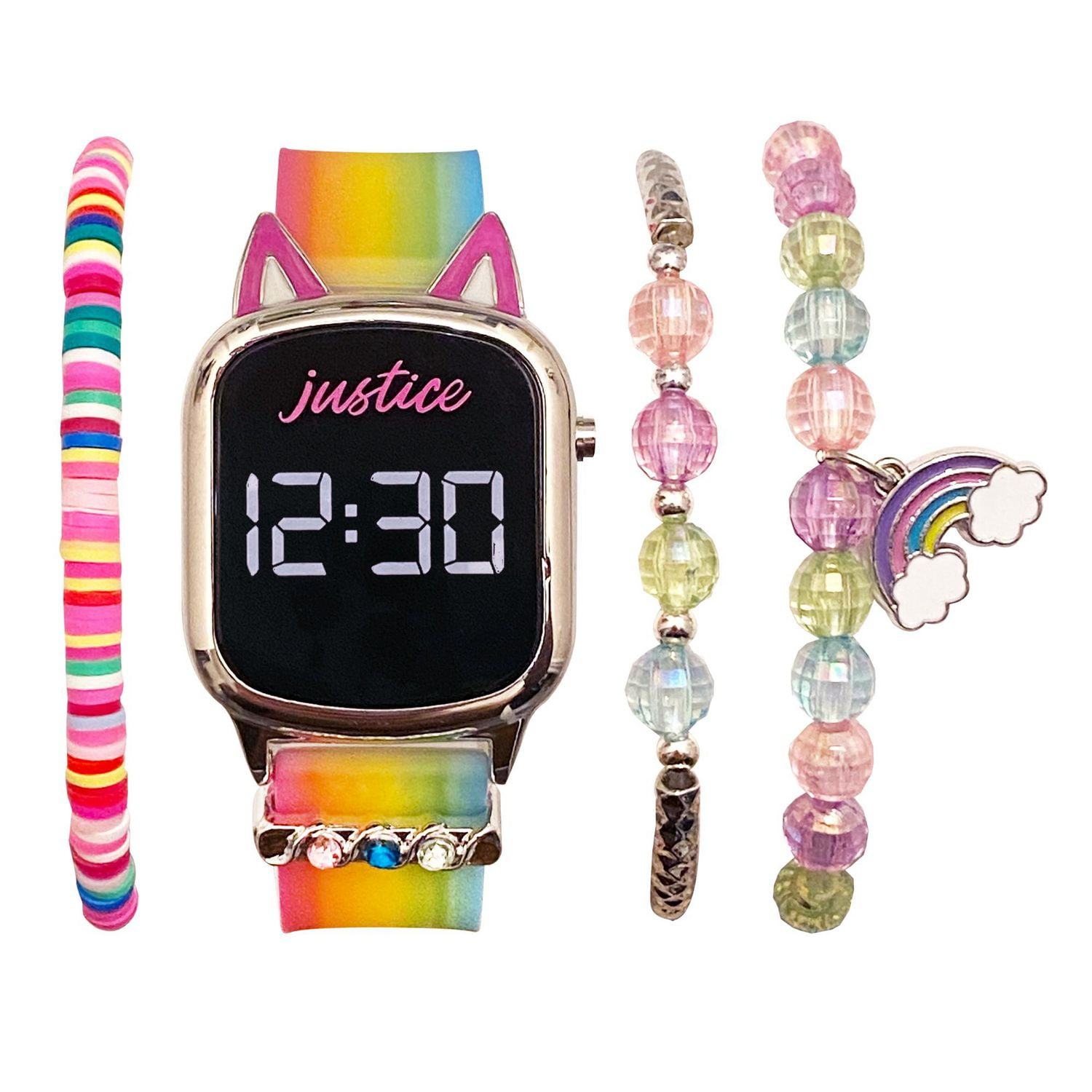 Justice LED Watch with Bracelet Walmart Canada