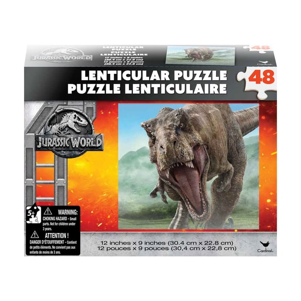 Jurassic World 48-Piece Lenticular (3D) Puzzle - Walmart.ca