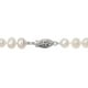 Collier Miabella avec perles blanches de 6,5 à 7 mm en argent sterling – image 3 sur 3