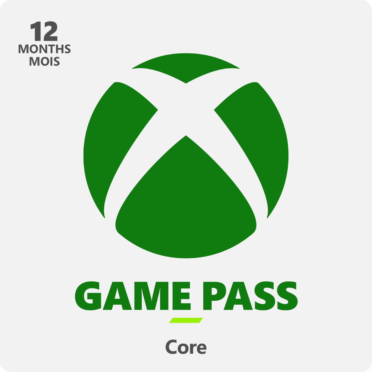 Xbox Game Pass Core - 12 Month 69.99 Gift Card (Digital Code