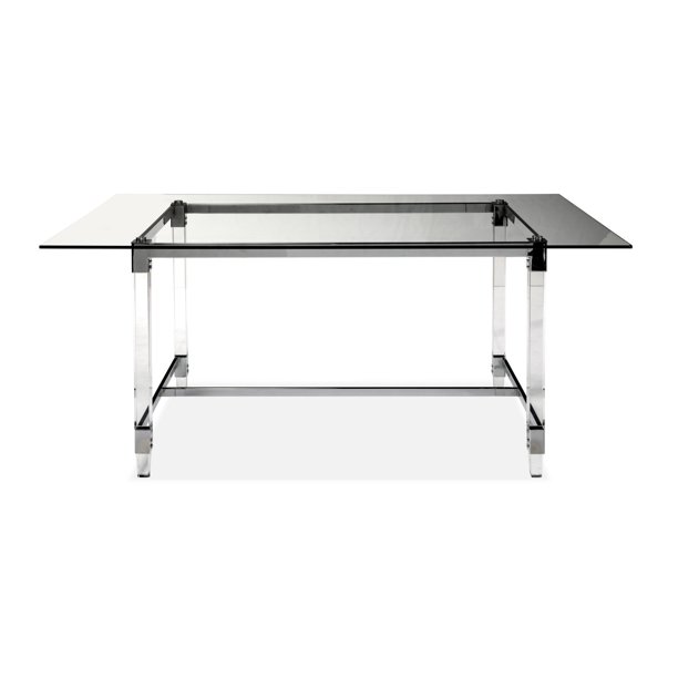 Topline Home Furnishings Translucent 64" Dining Table Walmart.ca