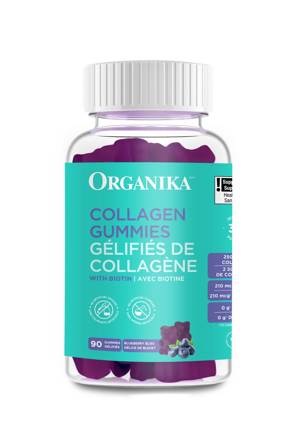 Organika Collagen Gummies 90ct