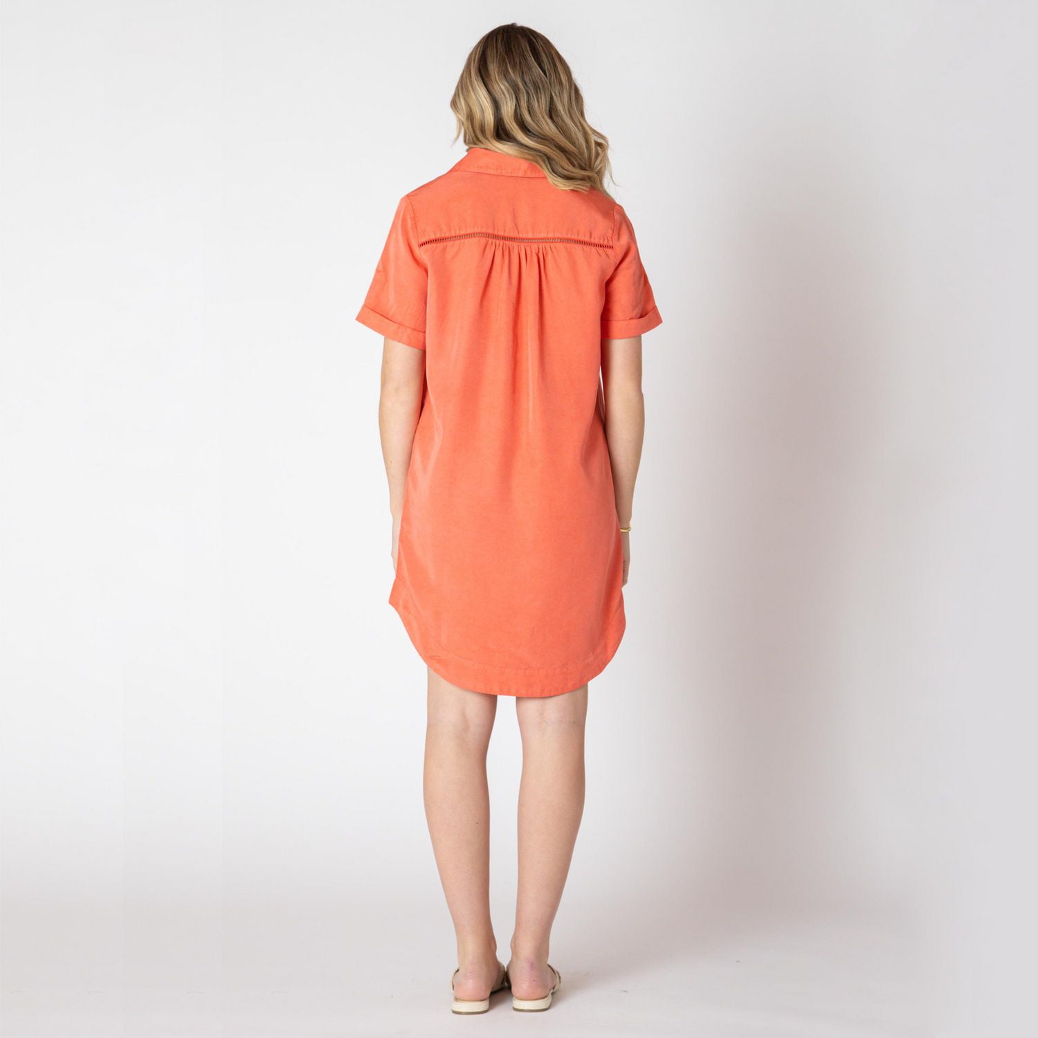 Devoted Mini robe en denim à manches courtes