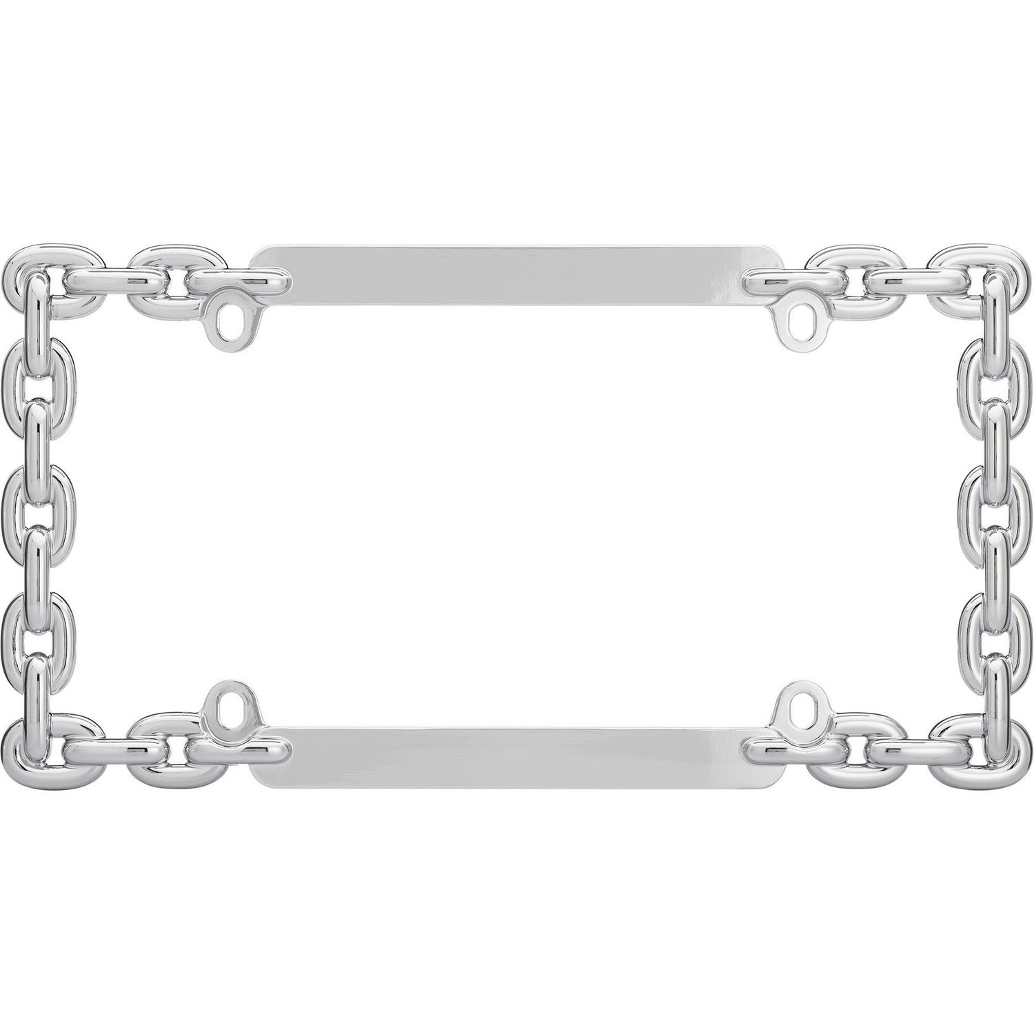 Cruiser Accessories Chain, Chrome License Plate Frame