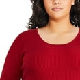 thumbnail image 4 of George Women's Plus Criss-Cross Back Sweater, 4 of 6