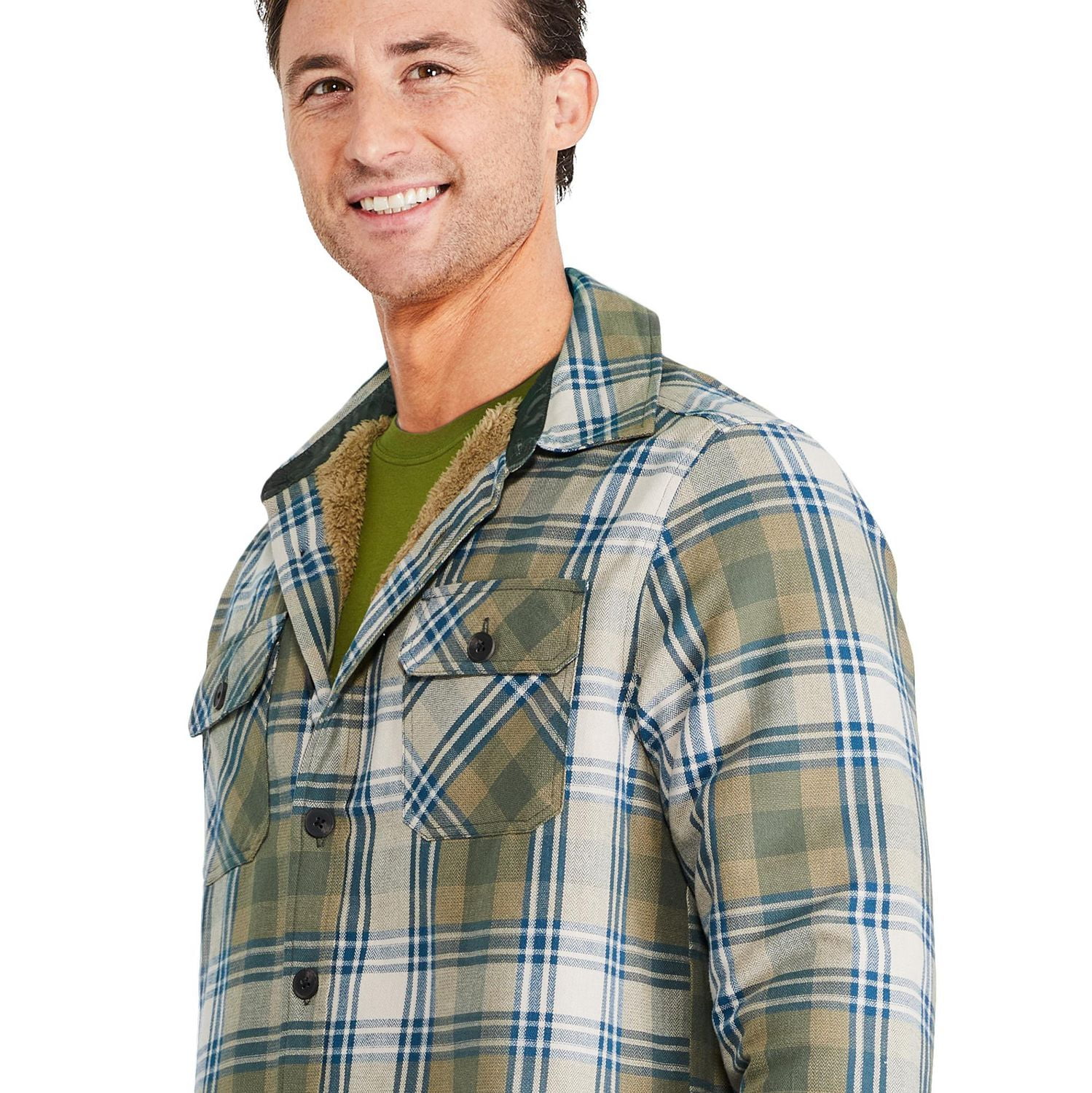 Veste-chemise en flanelle George pour hommes