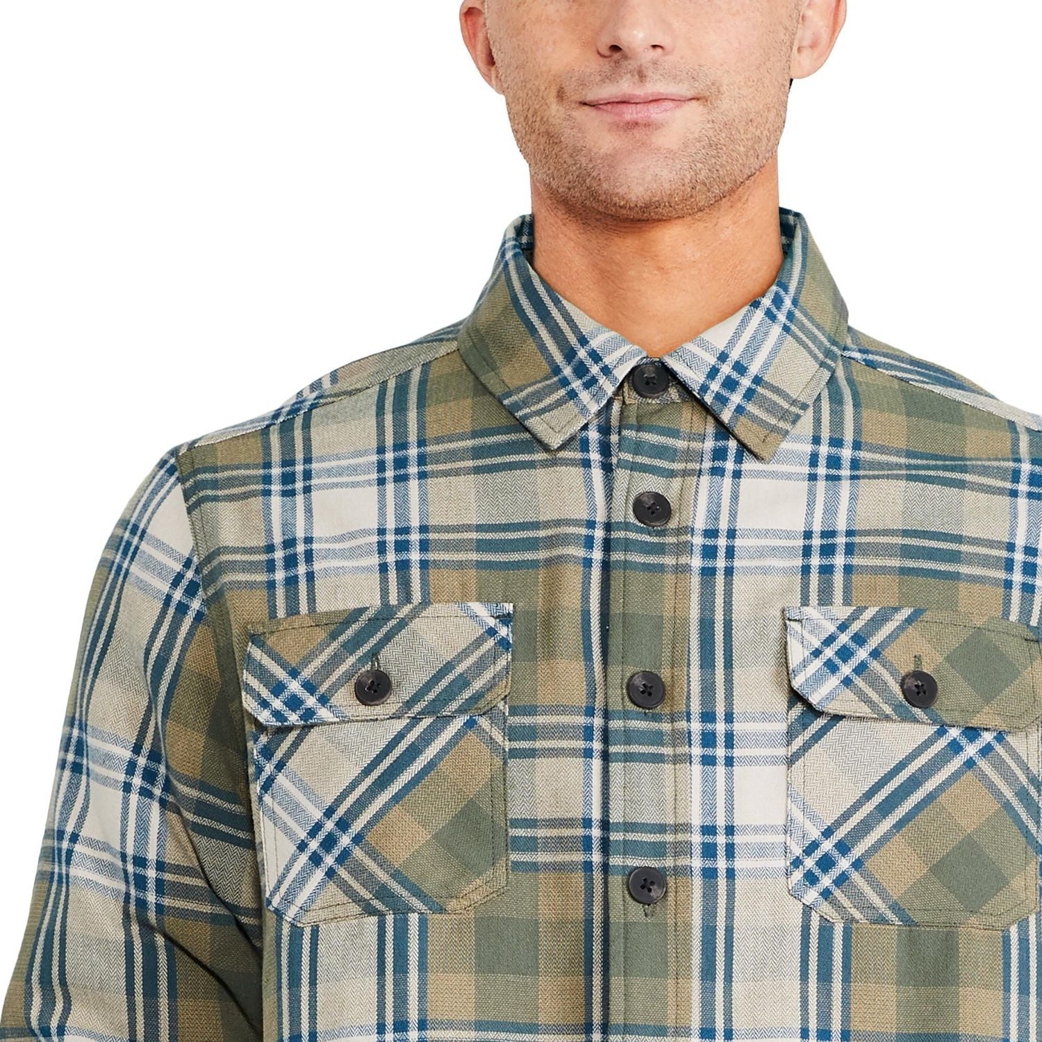 Veste-chemise en flanelle George pour hommes
