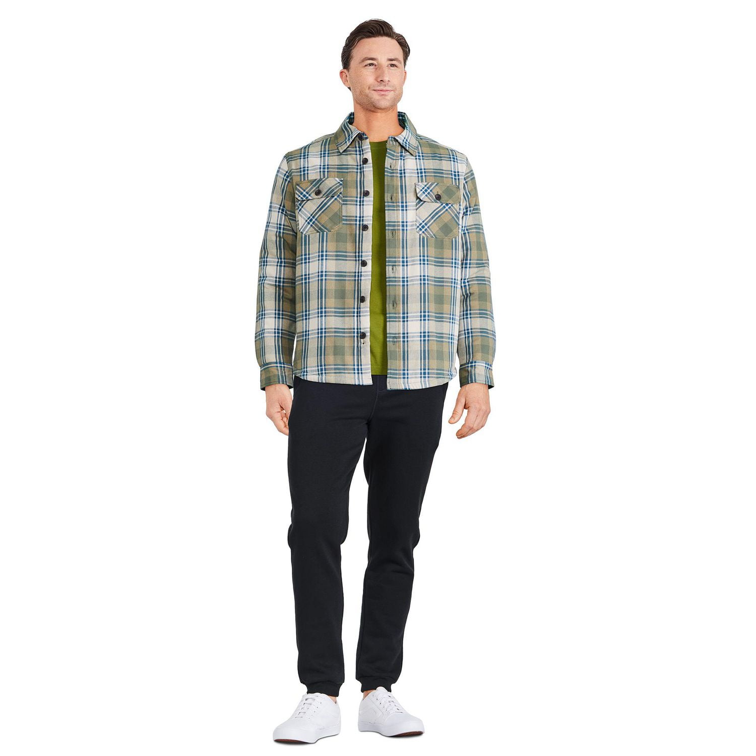 Veste-chemise en flanelle George pour hommes
