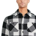 thumbnail image 4 of George Men's Fleece Shacket, 4 of 6