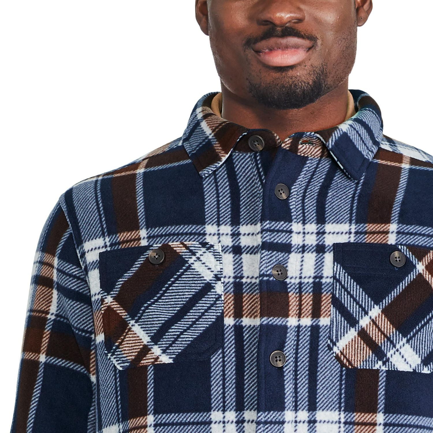 Veste-chemise en molleton George pour hommes