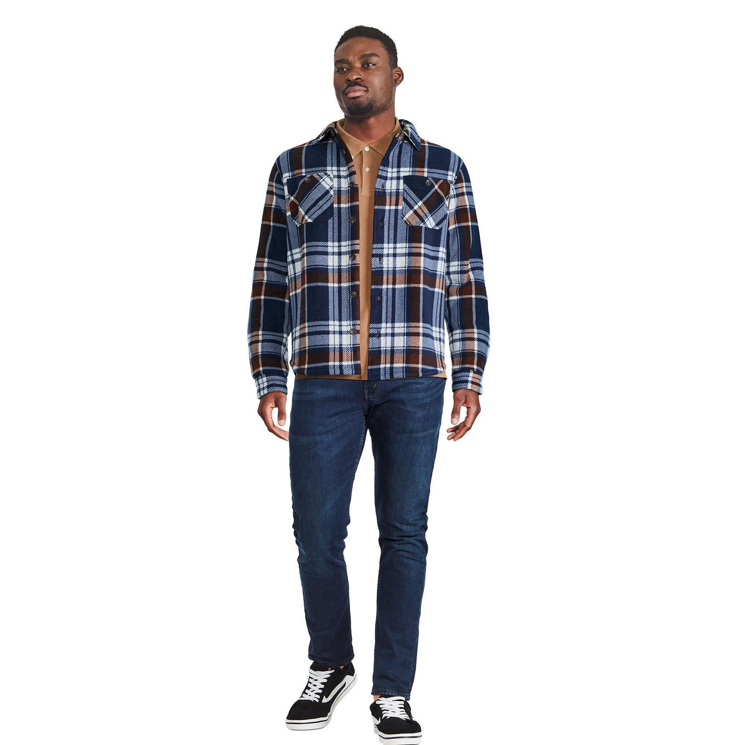 Veste-chemise en molleton George pour hommes