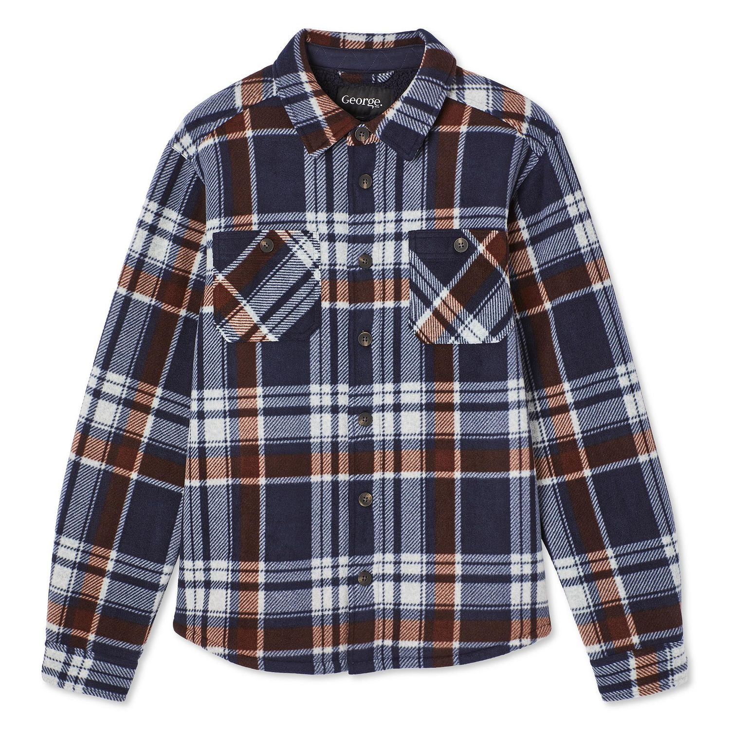 Veste-chemise en molleton George pour hommes