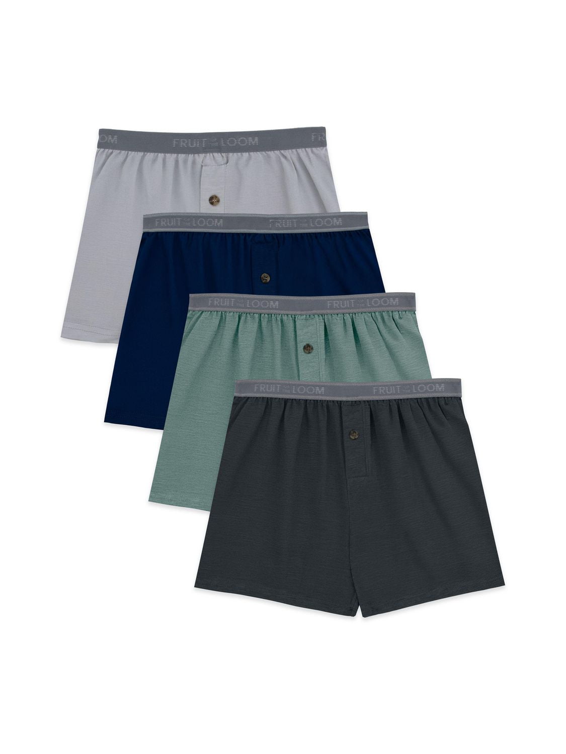 Boys' Relaxing Comfort Boxers, Assorted 4 Pack, Size S -XL