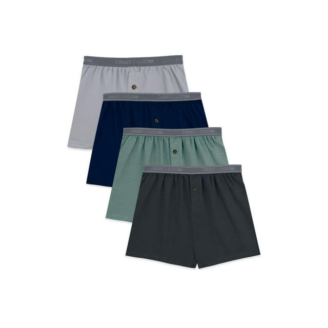 Boys' Relaxing Comfort Boxers, Assorted 4 Pack