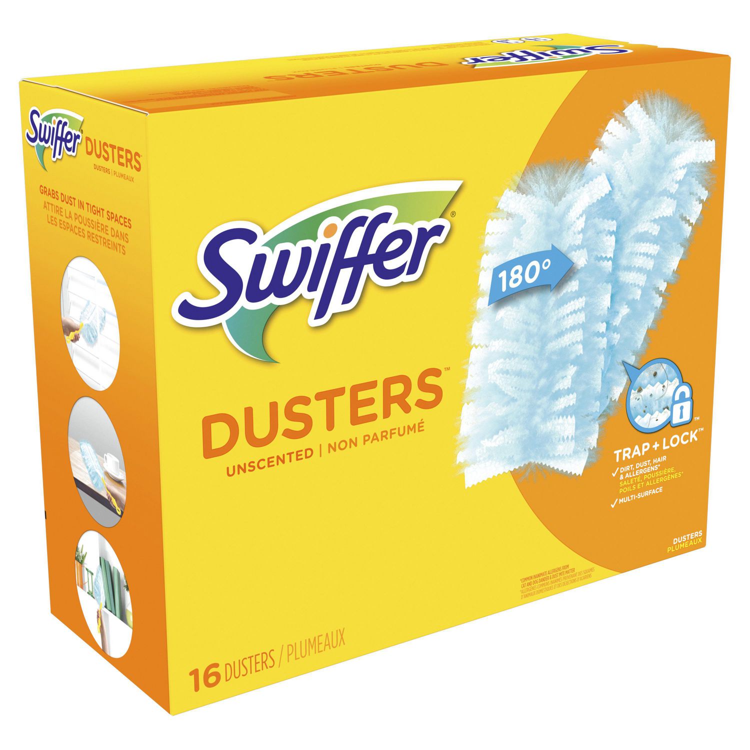 Recharge Plumeaux Swiffer Dusters non parfumées 24 unités + 1 manche –  Distribution Daki
