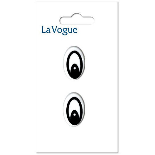 La Vogue 19 mm bouton à tige - oeil