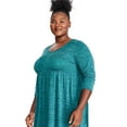 thumbnail image 2 of George Women's Plus Hacci Dress, 2 of 6