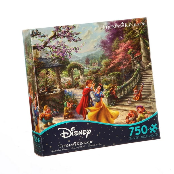 Casse-tête de 750 pièces de Thomas Kinkade à motif de Snow White de Disney