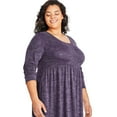 thumbnail image 2 of George Women's Plus Hacci Dress, 2 of 6