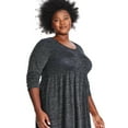 thumbnail image 2 of George Women's Plus Hacci Dress, 2 of 6