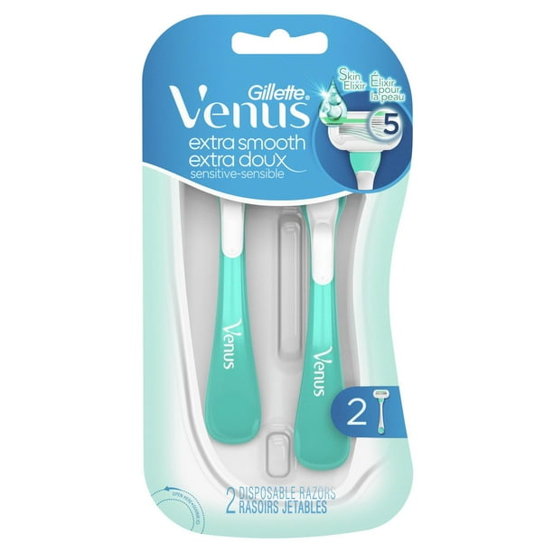 Gillette Venus Sensitive Women's Disposable Razor, 3 Pack