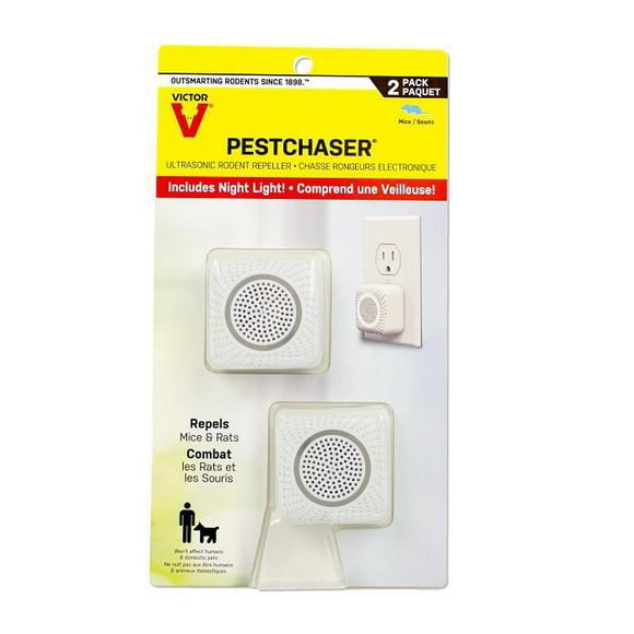 Victor® PestChaser® Rodent Repellent with Nightlight - 2 Units