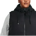 thumbnail image 4 of George Plus Women's Long Quilted Vest, 4 of 6