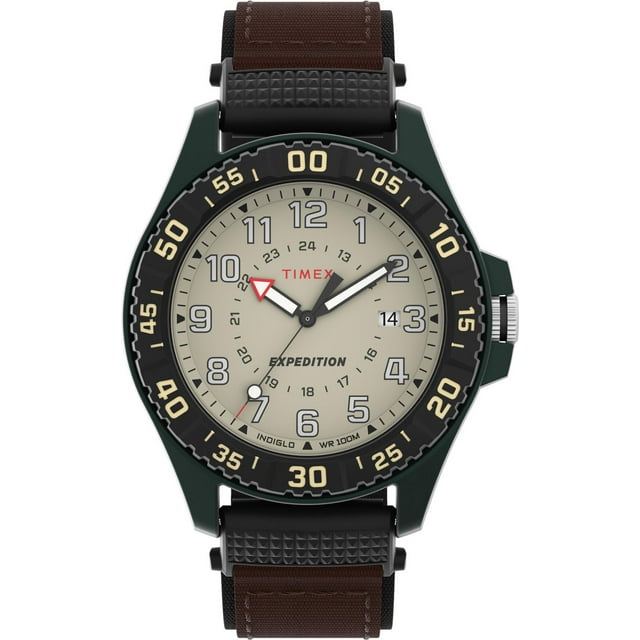 Timex Expedition® Acadia Rugged 42mm Mixed Material Fabric Strap Watch