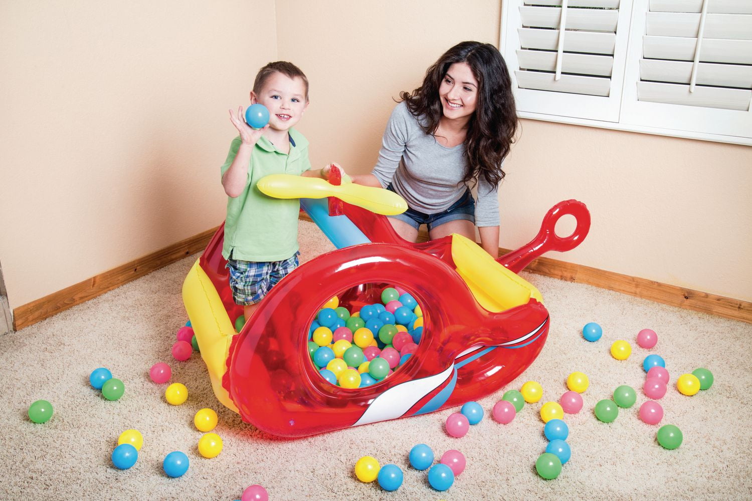 helicopter ball pit