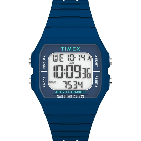 Timex 40mm Step & Activity Tracking Silicone Strap Watch