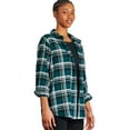 thumbnail image 2 of George Women's Flannel Shirt, 2 of 6