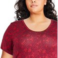 thumbnail image 4 of George Plus Women's Drapey Tee, 4 of 6