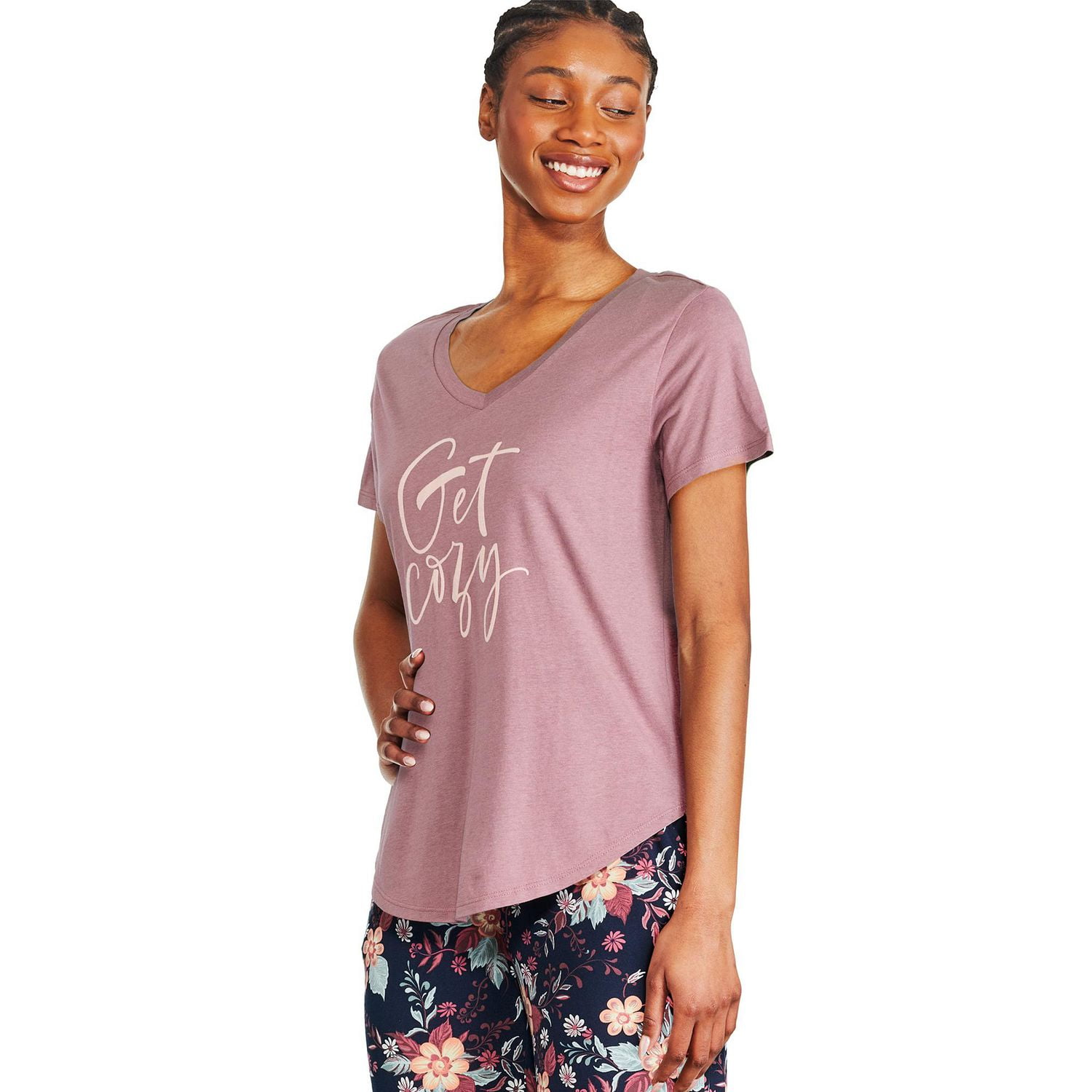 T-shirt de nuit avec imprimé graphique George pour femmes