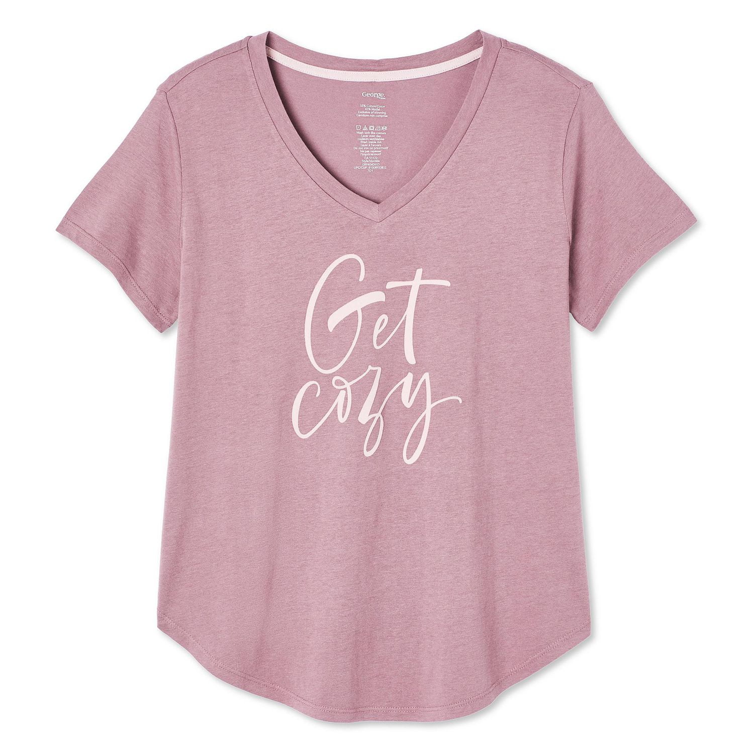 T-shirt de nuit avec imprimé graphique George pour femmes