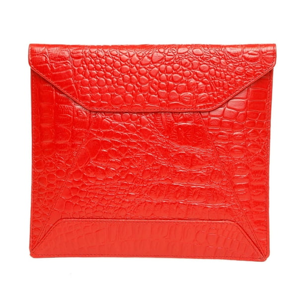 Ashlin Étui universel en enveloppe en cuir pour tablette - rouge