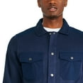 thumbnail image 4 of George Men's Fleece Shacket, 4 of 6