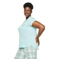thumbnail image 2 of George Women's Plus V-Neckline Sleep Tee, 2 of 6