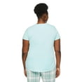 thumbnail image 3 of George Women's Plus V-Neckline Sleep Tee, 3 of 6
