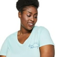 thumbnail image 4 of George Women's Plus V-Neckline Sleep Tee, 4 of 6